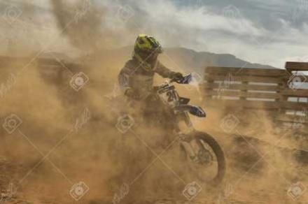 fotografia de piloto de motocross de stockado.photo